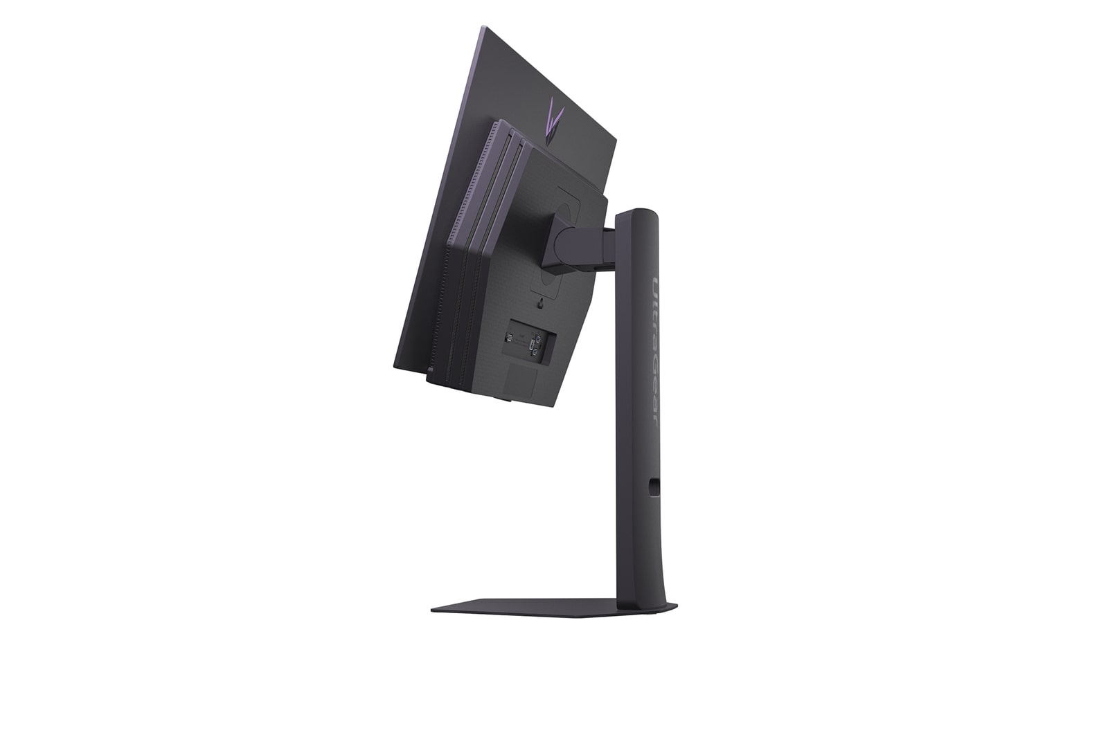 +15 degree side view of a tilted monitor