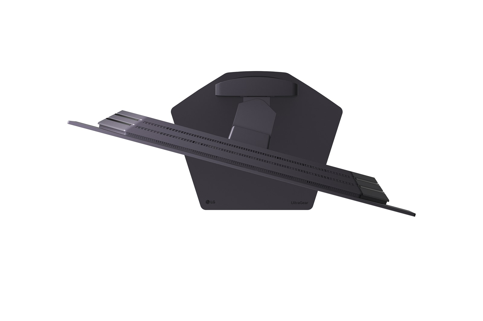 +30 degree swivel monitor top view