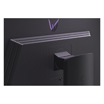 close-up view of the rear emblem