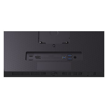 close-up view of ports