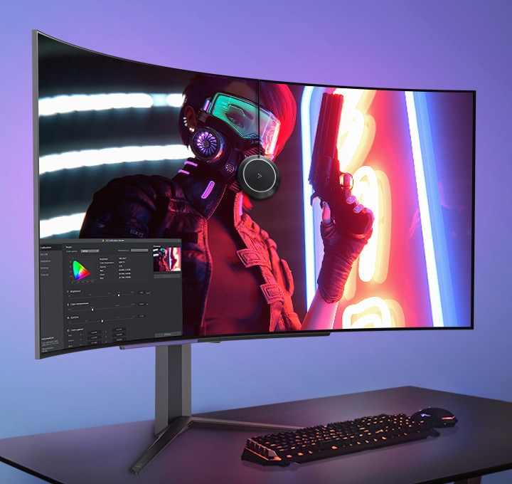 Logiciel LG Calibration Studio.