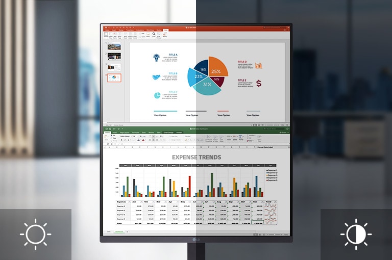 Réduction de la fatigue oculaire grâce au contrôle de la luminosité automatique