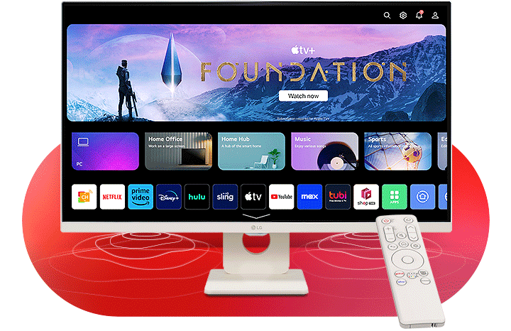 Nouvel écran d’accueil webOS 23