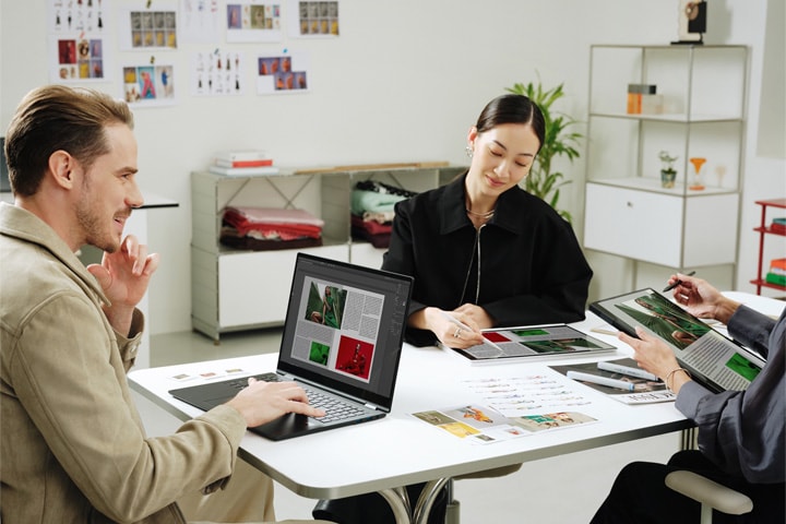 Le LG gram Pro 2-in-1 est une excellente solution de collaboration.