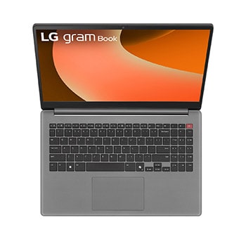 Top view and cover open with keyboard
