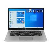 Vue avant de Ordinateur portable ultraléger LG Gram de 14 po avec processeur i5 14Z995-V