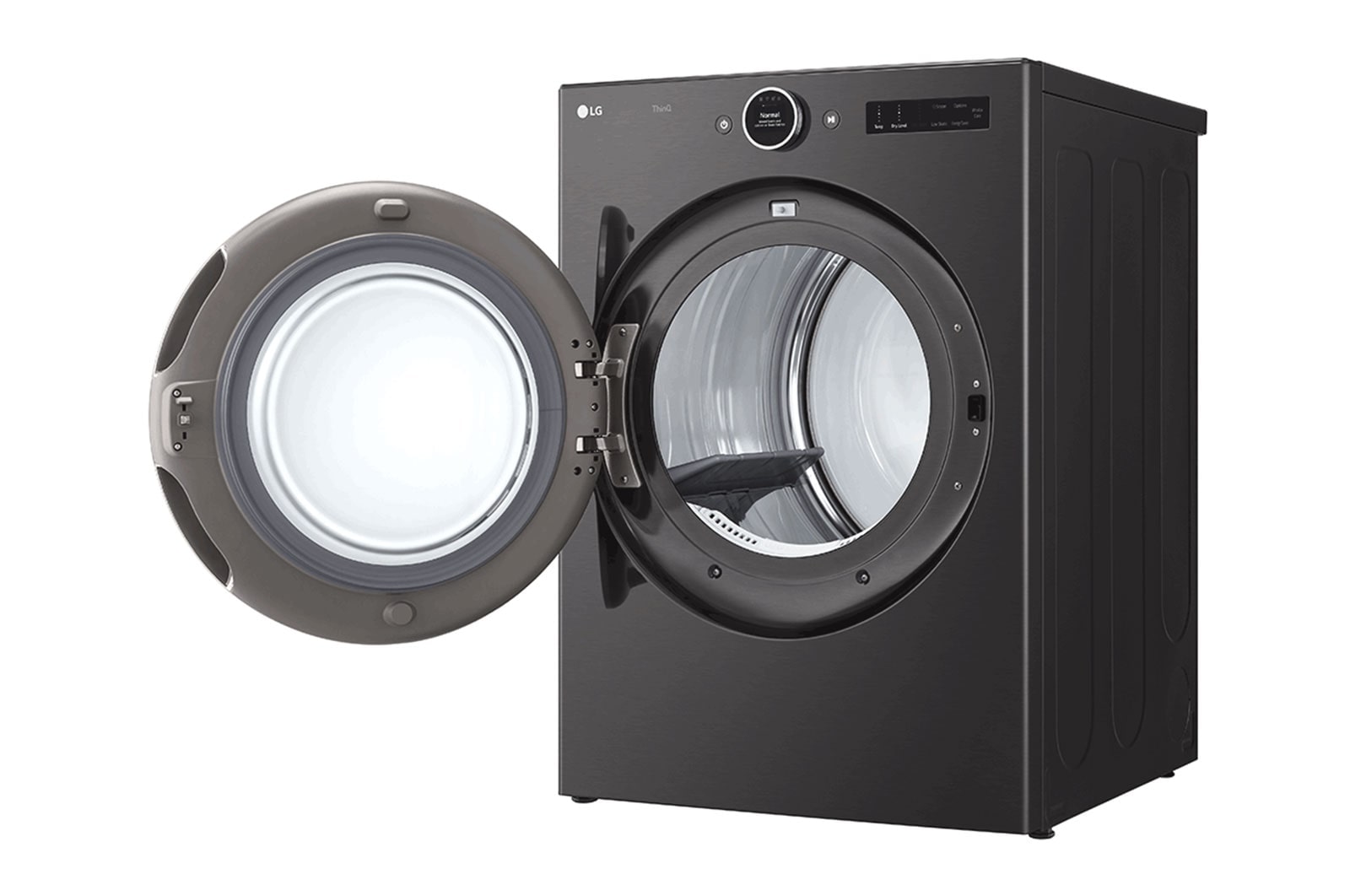 LG Sécheuse à chargement frontal à super grande capacité de 7,4 pi³ avec intelligence intégrée et dotée de la technologie TurboSteam<sup>MD</sup>, DLEX6700B