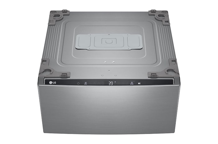 Vue avant de LG Laveuse-piédestal SideKick🅪 de 27 po - WD300CV