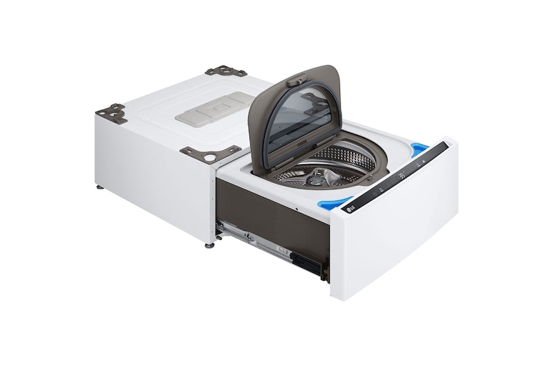 Vue latérale du LG Laveuse-piédestal SideKick🅪 de 27 po de LG - WD300CW