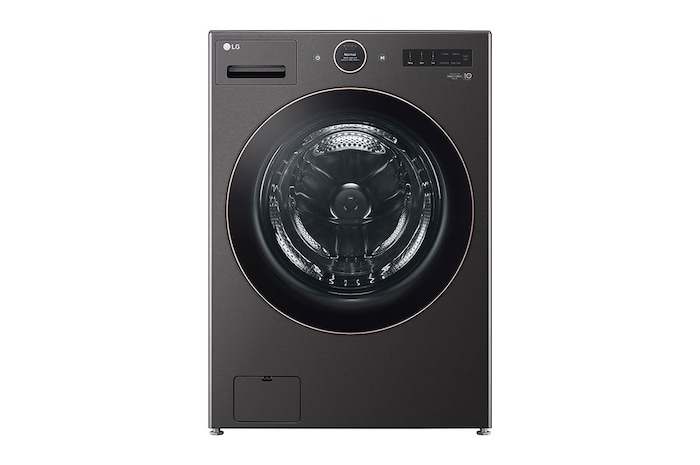 LG Vue avant de Laveuse intelligente certifiée ENERGY STARMDà chargement frontal de 5,8 pi³ à hyper grande capacité, WM6500HBA, WM6500HBA