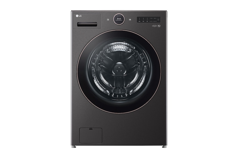 LG Vue avant de Laveuse intelligente certifiée ENERGY STARMDà chargement frontal de 5,8 pi³ à hyper grande capacité, WM6500HBA, WM6500HBA
