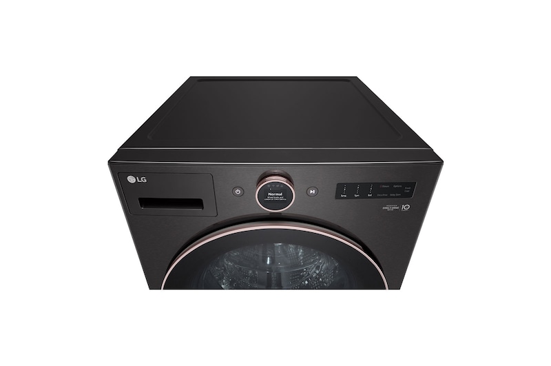 LG Vue avant de Laveuse intelligente certifiée ENERGY STARMDà chargement frontal de 5,8 pi³ à hyper grande capacité, WM6500HBA, WM6500HBA