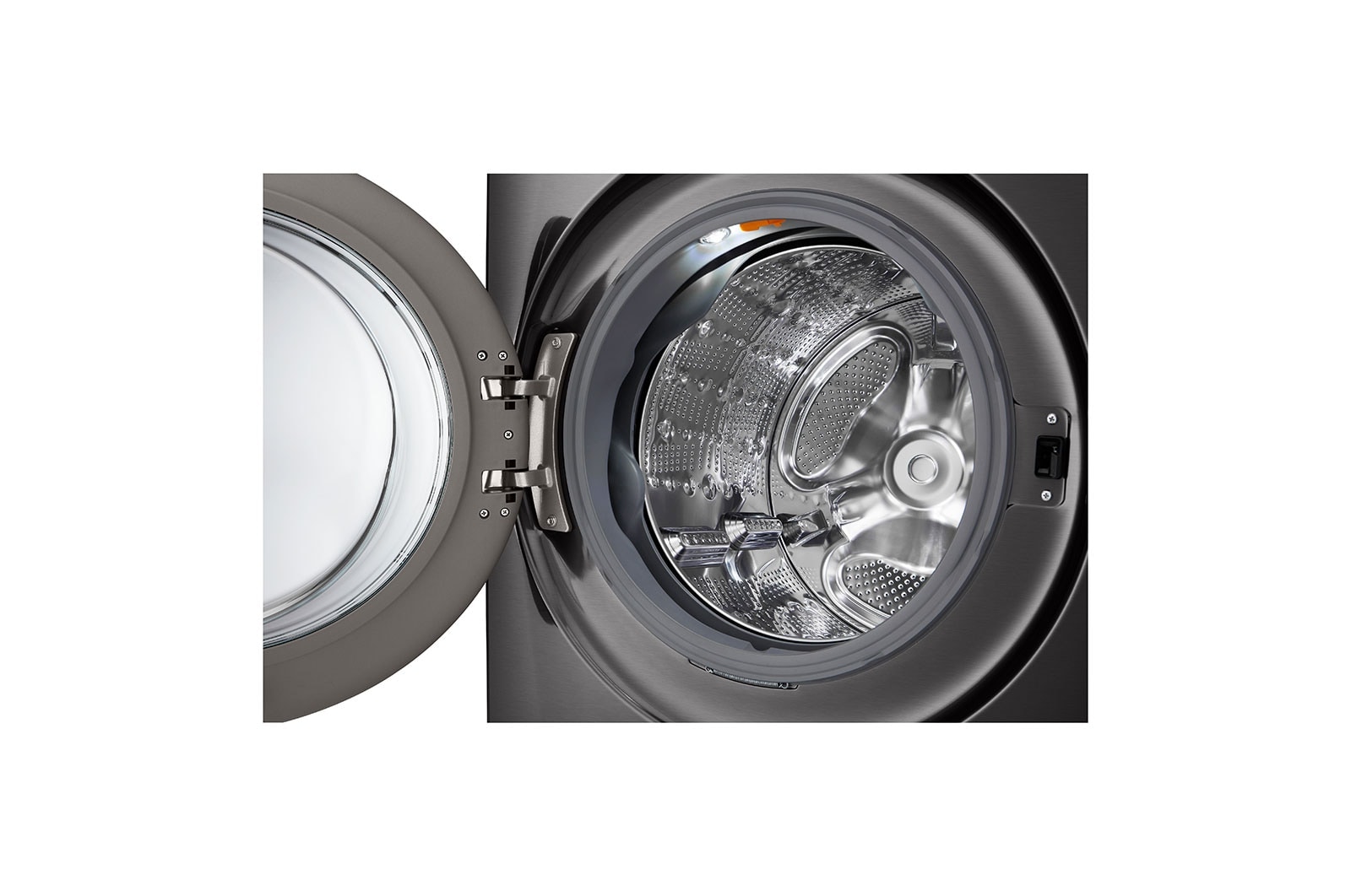 LG Laveuse intelligente certifiée ENERGY STAR<sup>MD</sup> à chargement frontal de 5,8 pi³ à hyper grande capacité avec TurboWash<sup>MD</sup> et technologie DD<sup>MC</sup> AI intégrée, WM6500HBA