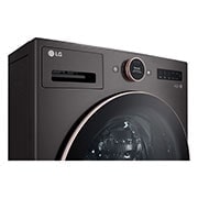 LG Laveuse intelligente certifiée ENERGY STAR<sup>MD</sup> à chargement frontal de 5,8 pi³ à hyper grande capacité avec TurboWash<sup>MD</sup> et technologie DD<sup>MC</sup> AI intégrée, WM6500HBA