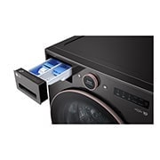 LG Laveuse intelligente certifiée ENERGY STAR<sup>MD</sup> à chargement frontal de 5,8 pi³ à hyper grande capacité avec TurboWash<sup>MD</sup> et technologie DD<sup>MC</sup> AI intégrée, WM6500HBA