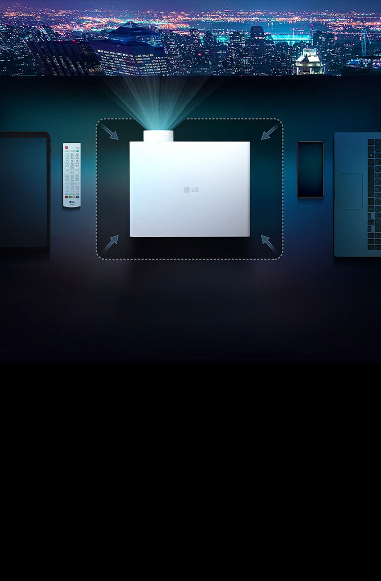 Le plus petit projecteur ANSI 4K 5,000 Une taille parfaitement compacte