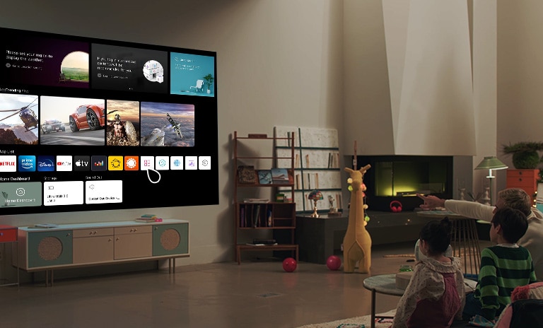 Le projecteur CineBeam de LG vous permet de profiter de divers contenus.