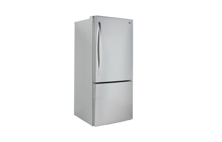 LG Réfrigérateur de 30 po, 22 pi 3 avec congélateur en bas doté d'une porte à charnière avec refroidissement à débit d'air multiple, LBN22370ST