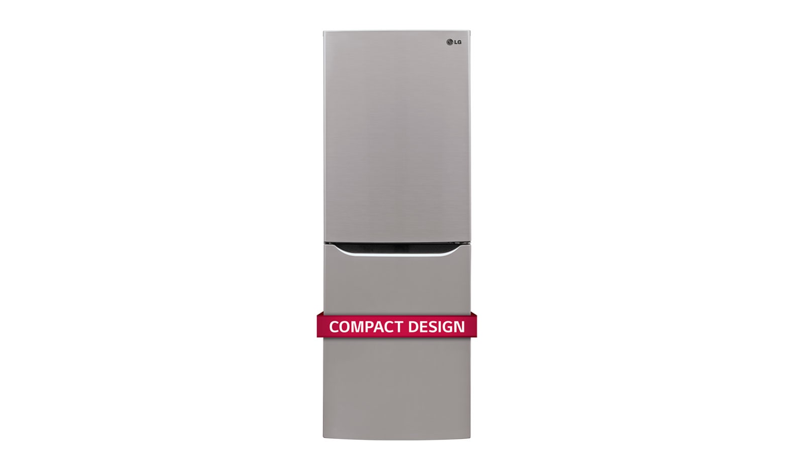 Vue avant de Réfrigérateur à deux portes de 10 pi³ avec Compresseur Intelligent à Inversion LBNC10551V