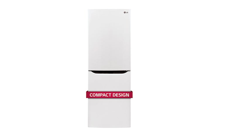 LG Réfrigérateur à deux portes de 10 pi³ avec Compresseur Intelligent à Inversion, LBNC10551W