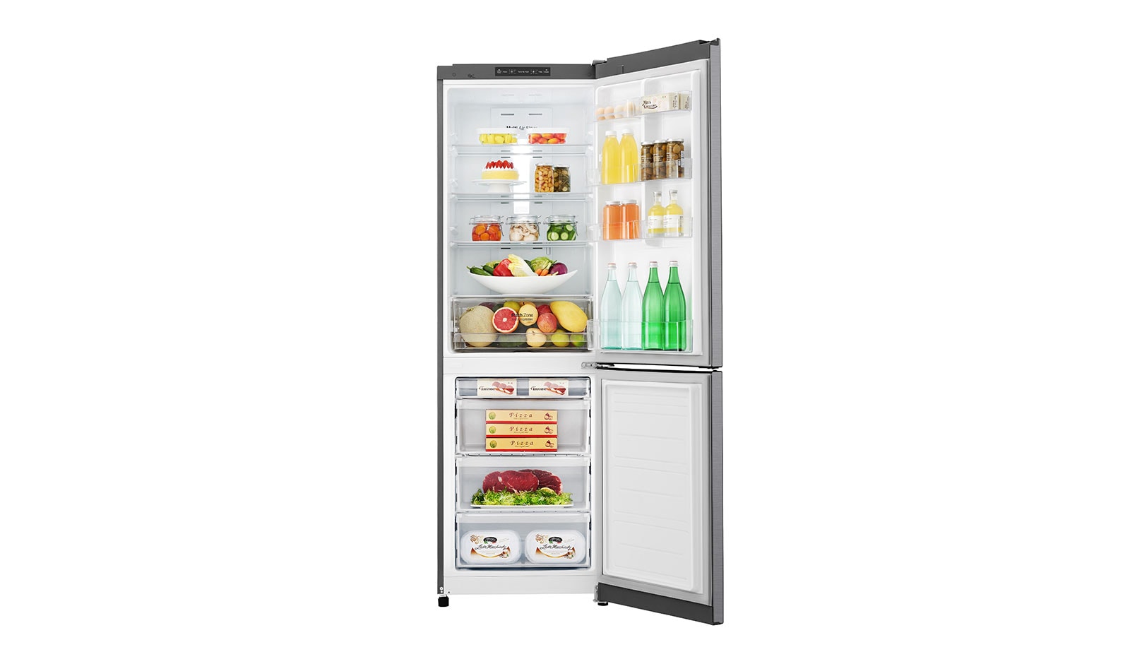 LG Réfrigérateur à deux portes de 12 pi³ avec Compresseur Intelligent à Inversion, LBNC12551V