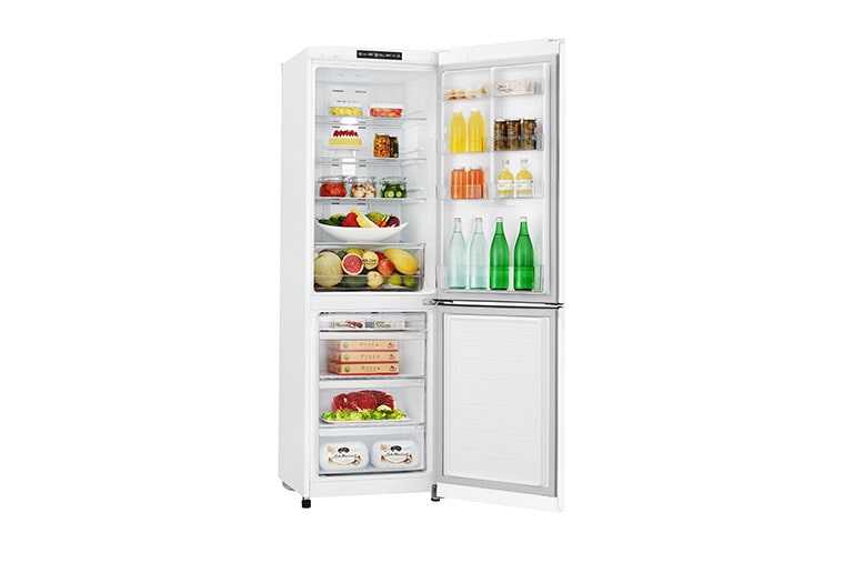 LG Réfrigérateur à deux portes de 12 pi³ avec Compresseur Intelligent à Inversion, LBNC12551W