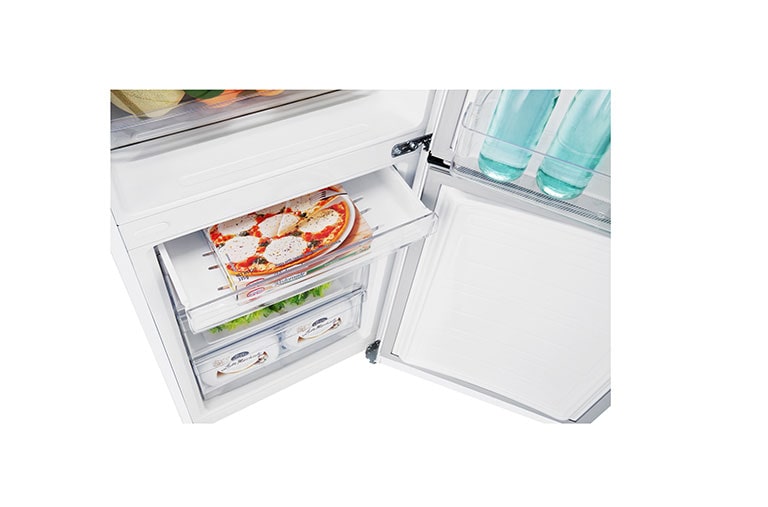 LG Réfrigérateur à deux portes de 12 pi³ avec Compresseur Intelligent à Inversion, LBNC12551W