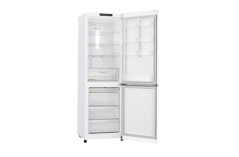 LG Réfrigérateur à deux portes de 12 pi³ avec Compresseur Intelligent à Inversion, LBNC12551W
