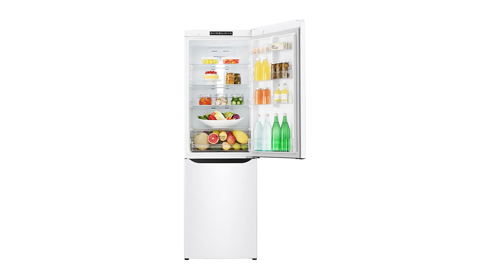 LG Réfrigérateur à deux portes de 12 pi³ avec Compresseur Intelligent à Inversion, LBNC12551W