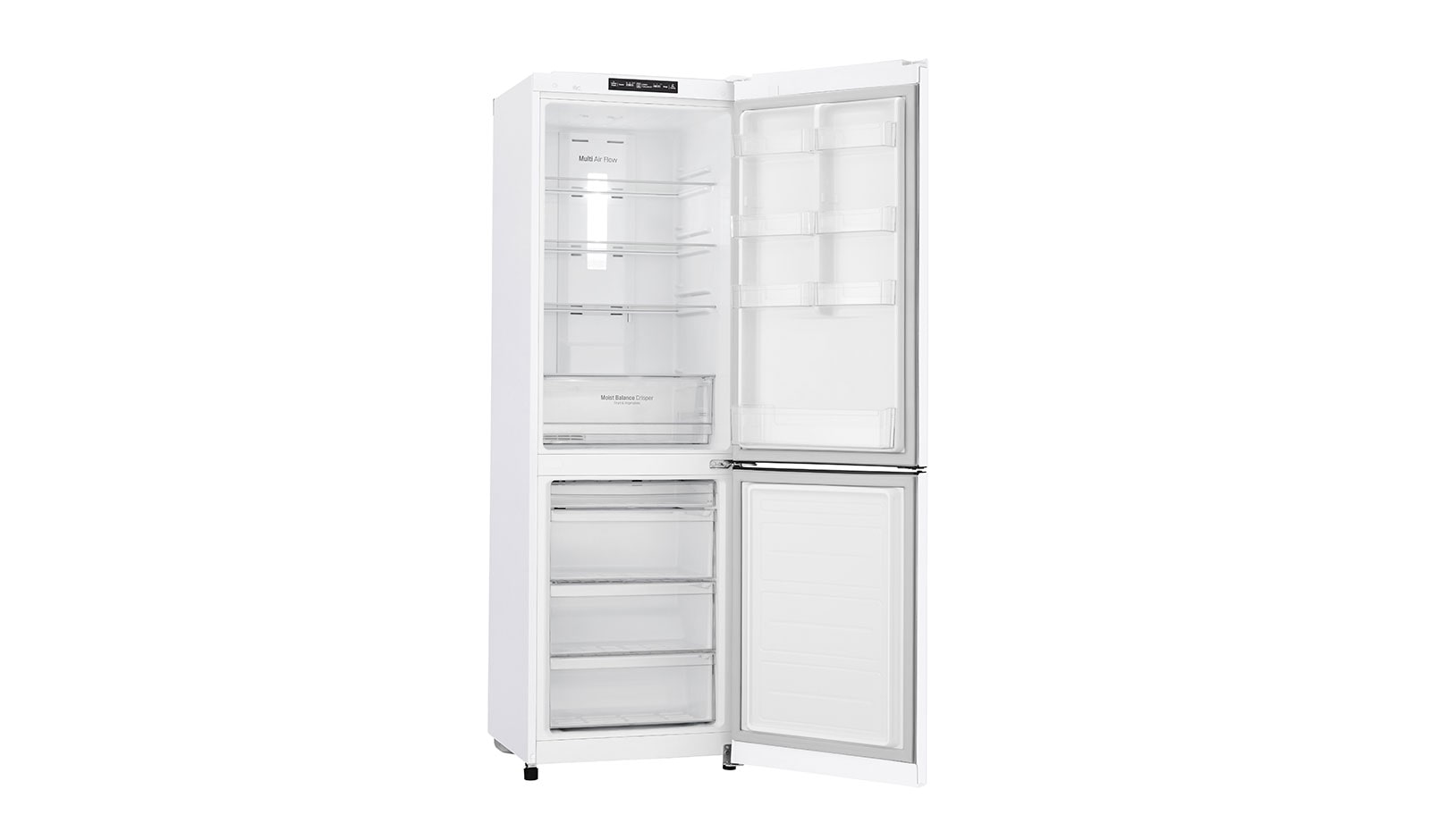 LG Réfrigérateur à deux portes de 12 pi³ avec Compresseur Intelligent à Inversion, LBNC12551W
