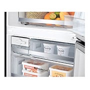 LG Réfrigérateur de 28 po à profondeur de comptoir d’une capacité de 15 pi³, avec congélateur au bas, fonctionnalité Refroidissement+ de la porte et tablette rabattable, LBNC15231P