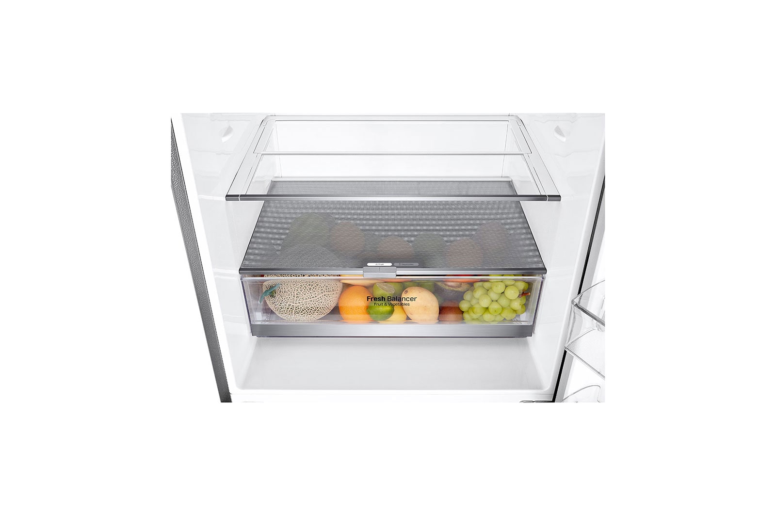 LG Réfrigérateur de 28 po à profondeur de comptoir d’une capacité de 15 pi³, avec congélateur au bas, fonctionnalité Refroidissement+ de la porte et tablette rabattable, LBNC15231V