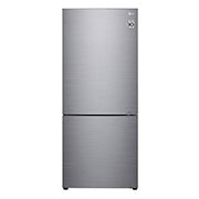 Vue avant de Réfrigérateur de 28 po à profondeur de comptoir d’une capacité de 15 pi³, avec congélateur au bas, fonctionnalité Refroidissement&#43; de la porte et tablette rabattable LBNC15231V