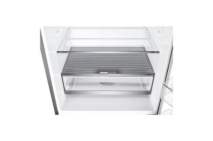 LG Réfrigérateur de 28 po à profondeur de comptoir d’une capacité de 15 pi³, avec congélateur au bas, fonctionnalité Refroidissement+ de la porte et tablette rabattable, LBNC15251V