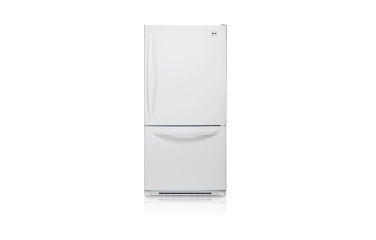 Vue avant de Réfrigérateur à congélateur au bas avec tiroir de congélateur basculant Tilt-A-Drawer™ (22,4 pi³) LDC22738SW