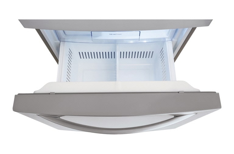 LG Réfrigérateur de 33 po, 24 pi 3 avec congélateur en bas doté d'un tiroir coulissant avec refroidissement intelligent, LDC24370ST