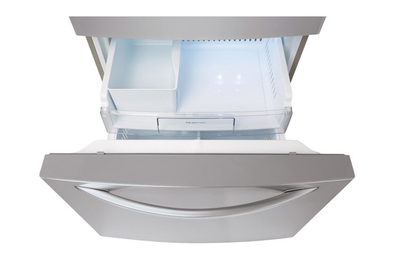 LG Réfrigérateur de 33 po, 24 pi 3 avec congélateur en bas doté d'un tiroir coulissant avec refroidissement intelligent, LDC24370ST