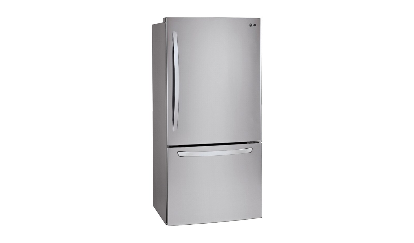 LG Réfrigérateur de 33 po, 24 pi 3 avec congélateur en bas doté d'un tiroir coulissant avec refroidissement intelligent, LDC24370ST