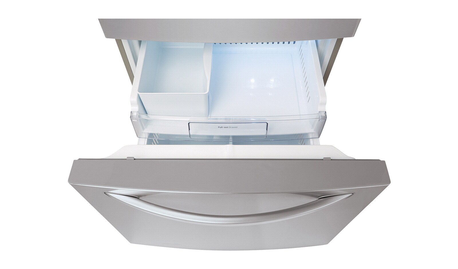 LG Réfrigérateur de 33 po, 24 pi 3 avec congélateur en bas doté d'un tiroir coulissant avec refroidissement intelligent, LDC24370ST