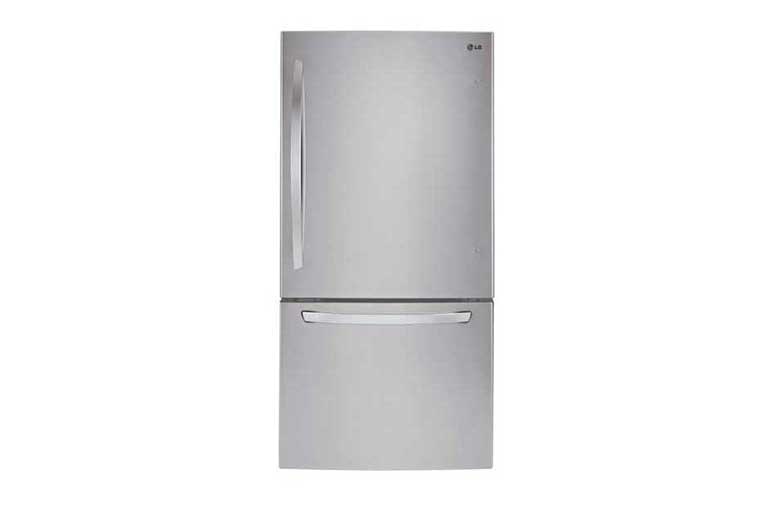 LG Réfrigérateur de 33 po avec congélateur au bas d’une grande capacité de 24 pi<sup>3</sup> avec compresseur linéaire à inversion, LDCS24223S
