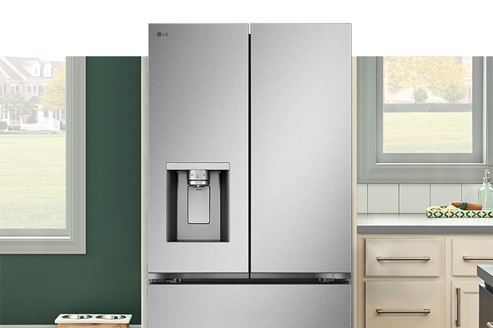 Portes à panneaux plats avec poignées dissimulées