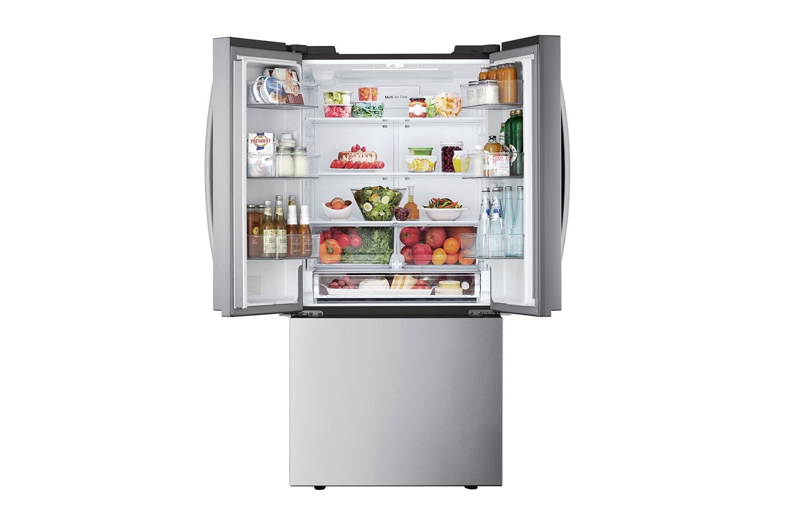 LG Réfrigérateur à profondeur de comptoir MAX<sup>MC</sup> d’une capacité de 21 pi3 à 3 portes avec porte à deux battants, LF21G6200S