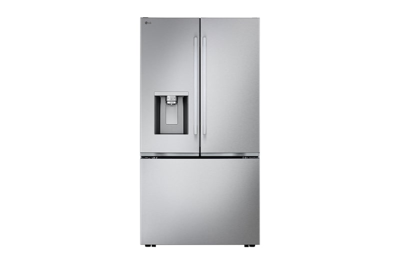 Vue avant de Frigo de 24 pi³/36 po, Zero Clearance<sup>MC</sup>, prof. de compt. MAX<sup>MD</sup>, 3 portes/2 battants | Distr. eau/glaçons | Machine Craft Ice<sup>MD</sup> double LF24Z6530S
