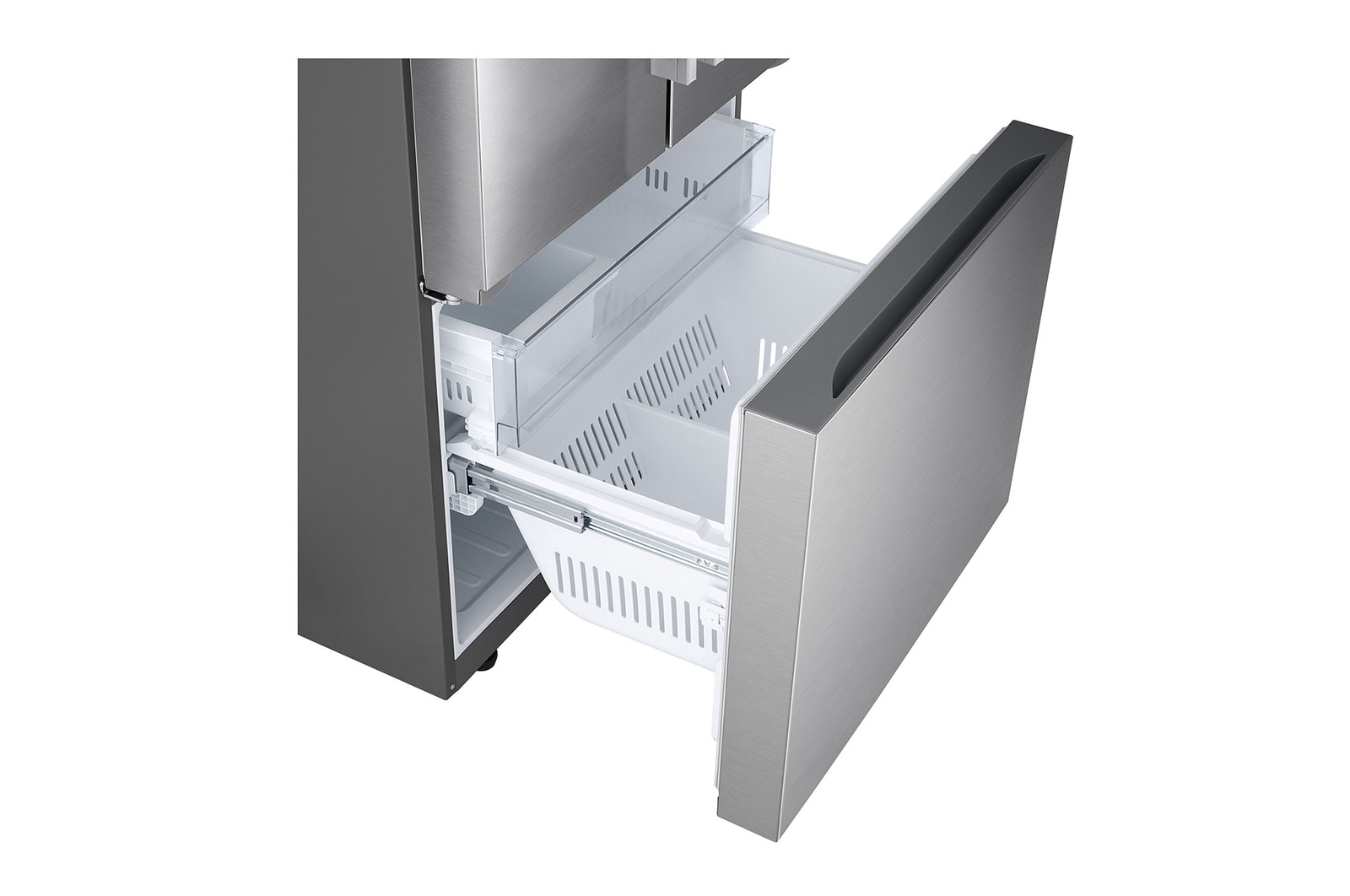 LG Réfrigérateur de profondeur standard à trois portes de 25 pi3 avec porte à deux battants et une machine à glaçons, LF25H6200S