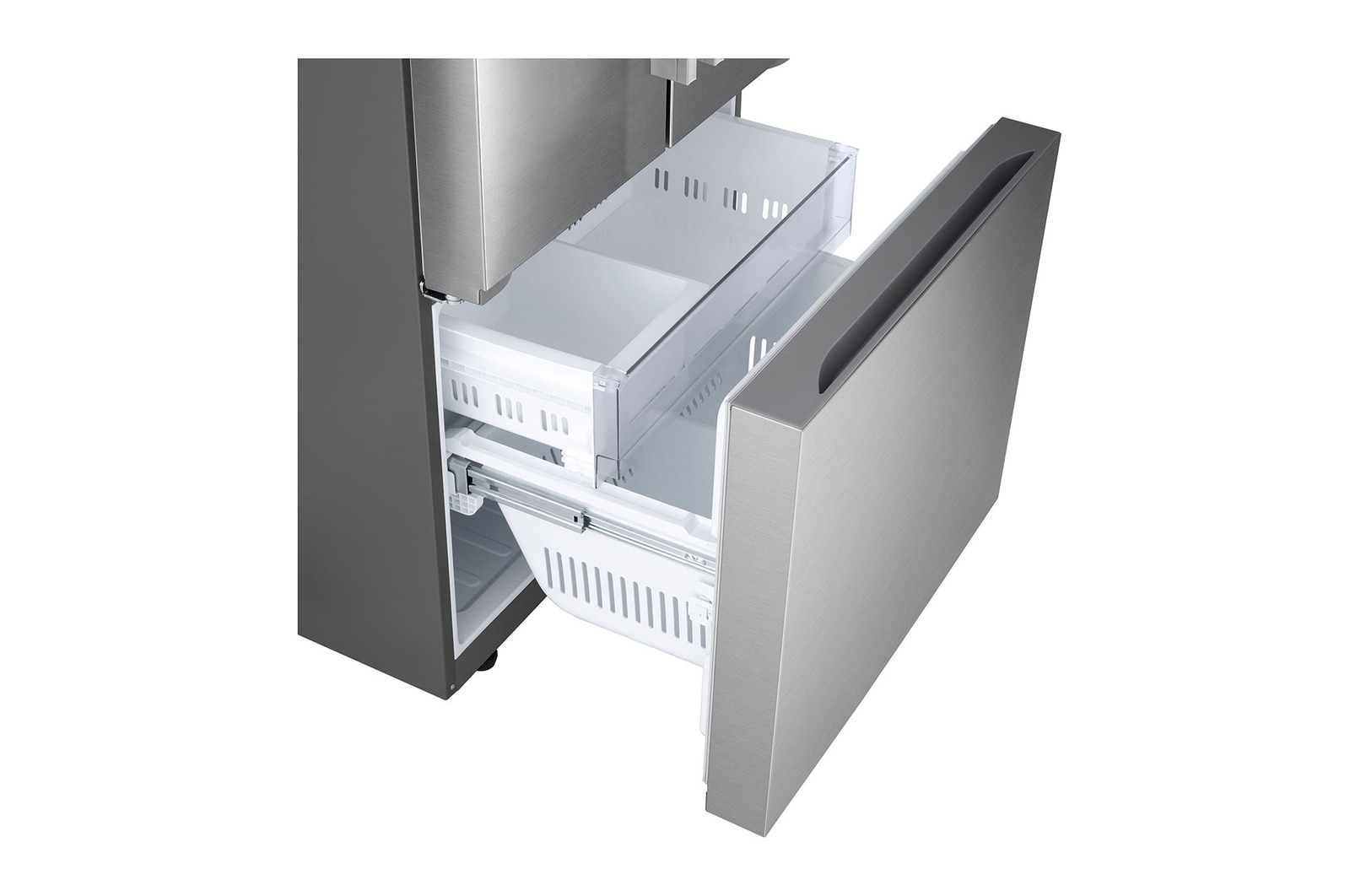 LG Réfrigérateur de profondeur standard à trois portes de 25 pi3 avec porte à deux battants et une machine à glaçons, LF25H6200S