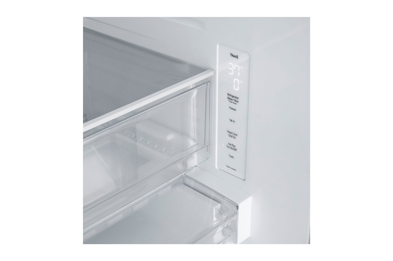 LG Réfrigérateur de profondeur standard à trois portes de 25 pi3 avec porte à deux battants et une machine à glaçons, LF25H6200S