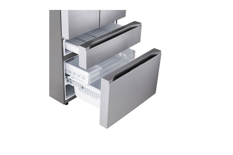 Tiroir complètement ouvert