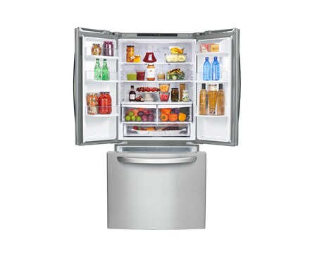 LG Réfrigérateur de 33 po, d'une capacité de 24 pi³ avec porte à deux battants et refriodissement intelligent, LFC24786ST