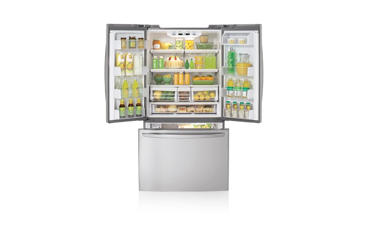 LG Réfrigérateur à porte française (3 portes, 25 pi³), LFC25770ST