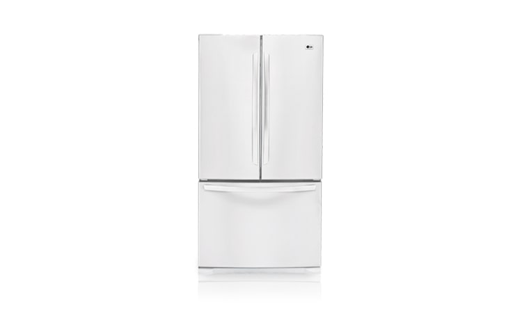 Vue avant de Réfrigérateur à porte française (3 portes, 25 pi³) LFC25770SW
